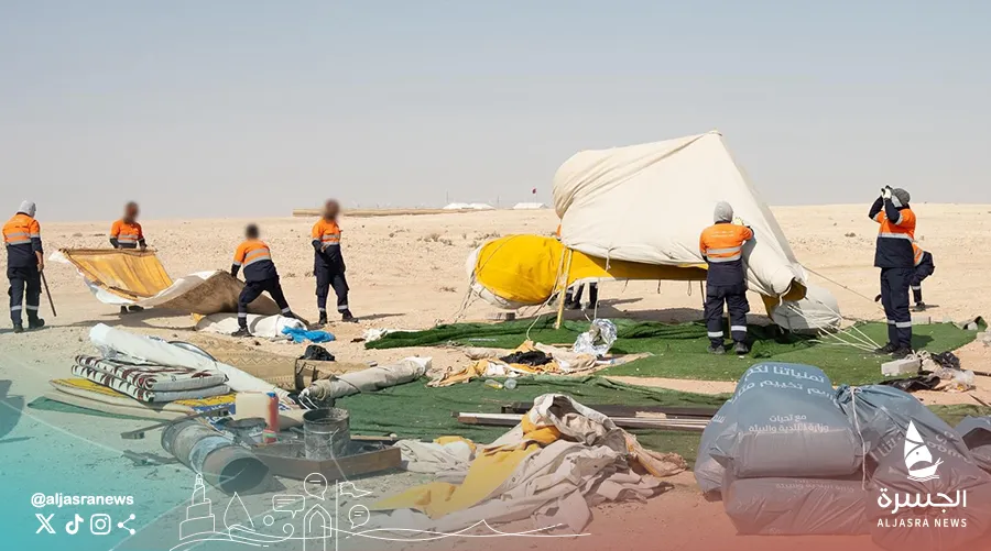 حملات لإزالة المخيمات غير المرخصة