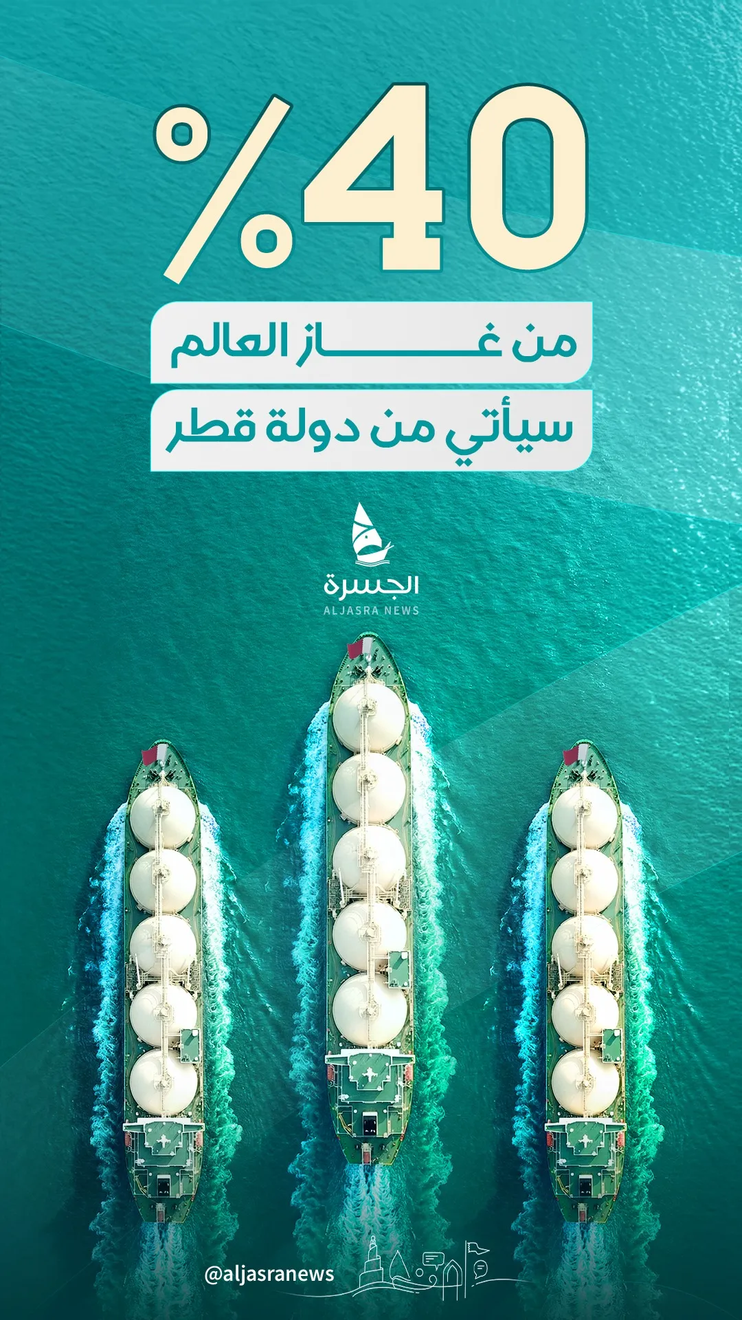 قطر ستؤمن 40% من غاز العالم الجديد