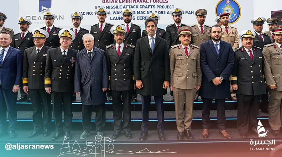 تدشين زوارق حربية قطرية في تركيا