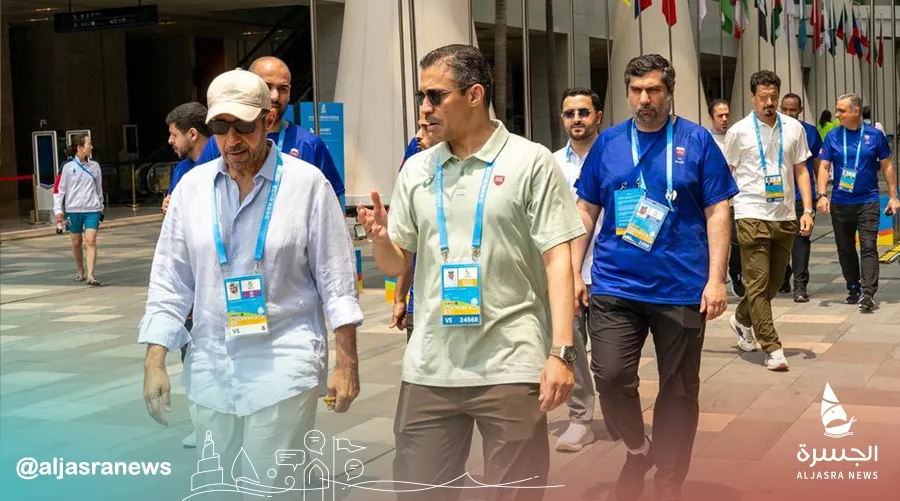 مسؤولو اللجنة الأولمبية يلتقون أبطال الأدعم