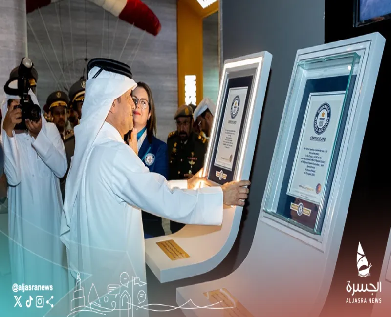 قطر تحقق رقما قياسيا ببطولة المظلات العسكرية