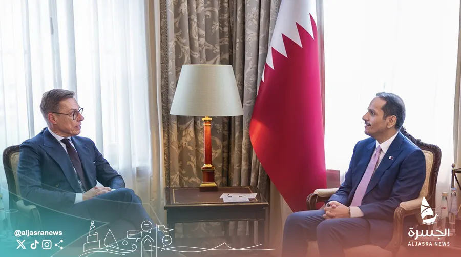 معالي رئيس الوزراء يبحث التعاون مع الرئيس الفنلندي