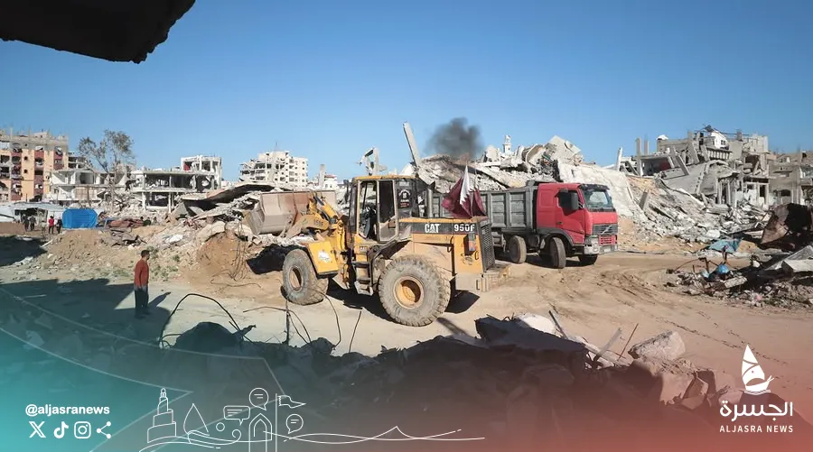 إزالة مئات آلاف الأطنان من ركام غزة وفتح الطرق الرئيسية