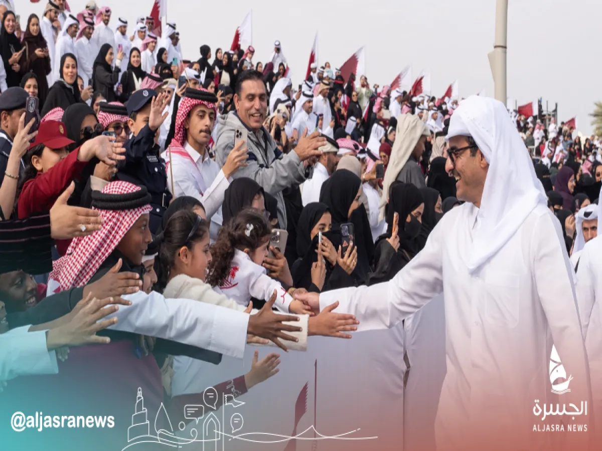 سمو الأمير يشهد المسير الوطني بذكرى التأسيس