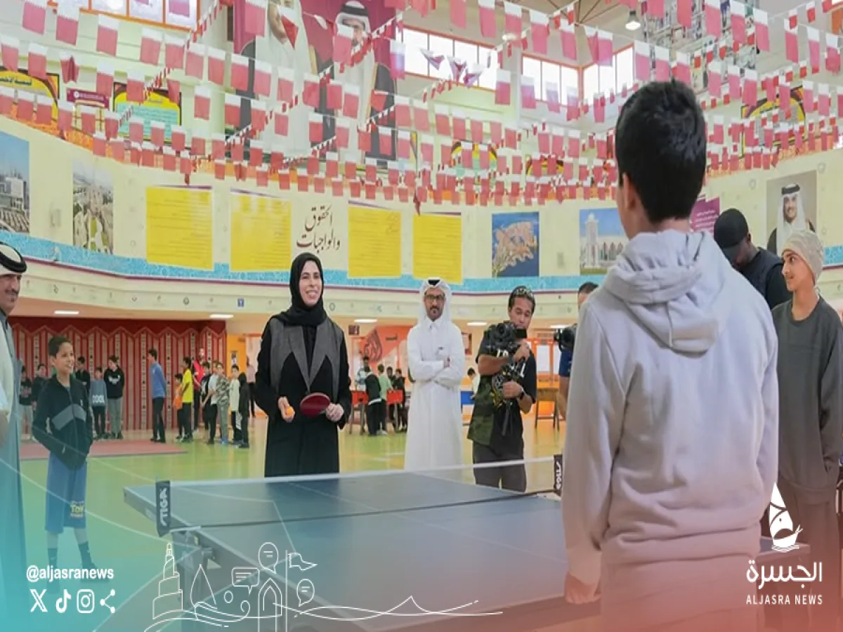 وزيرة التربية والتعليم تشارك الطلبة الأنشطة الربيعية
