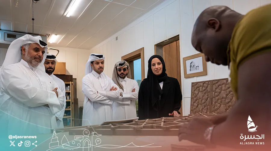 وزيرة التنمية تزور المعرض الافتتاحي للعمارة التقليدية