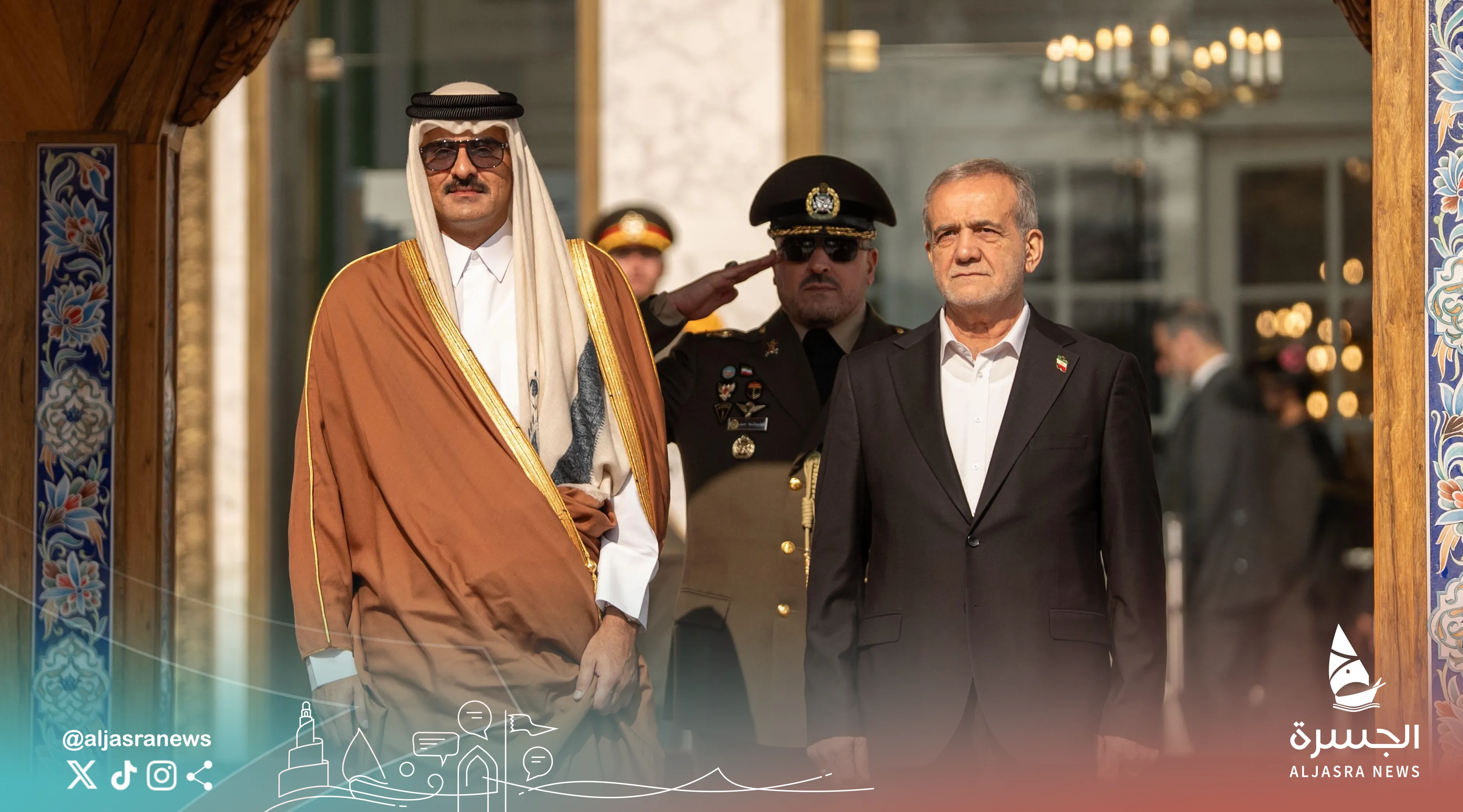 سمو الأمير يتلقى رسالة خطية من الرئيس الإيراني