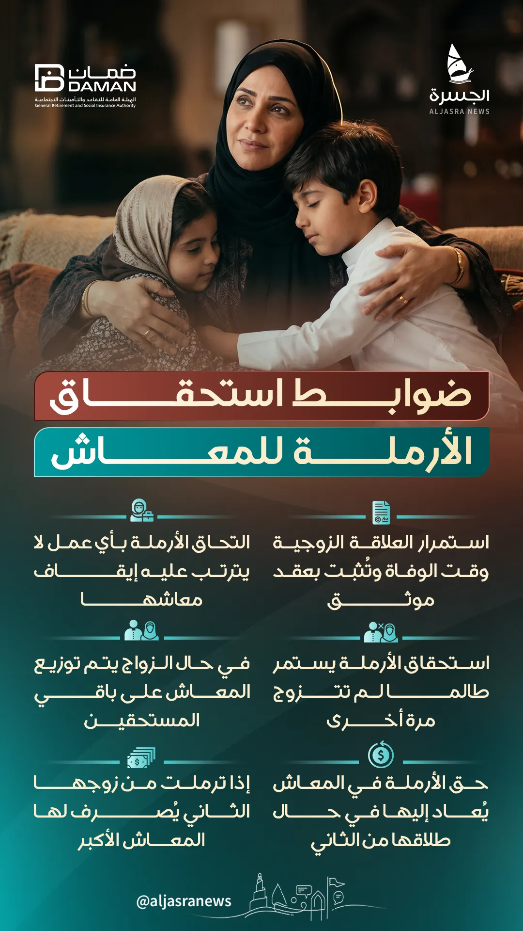 معاش الأرملة.. ضمان استقرار الأسرة القطرية