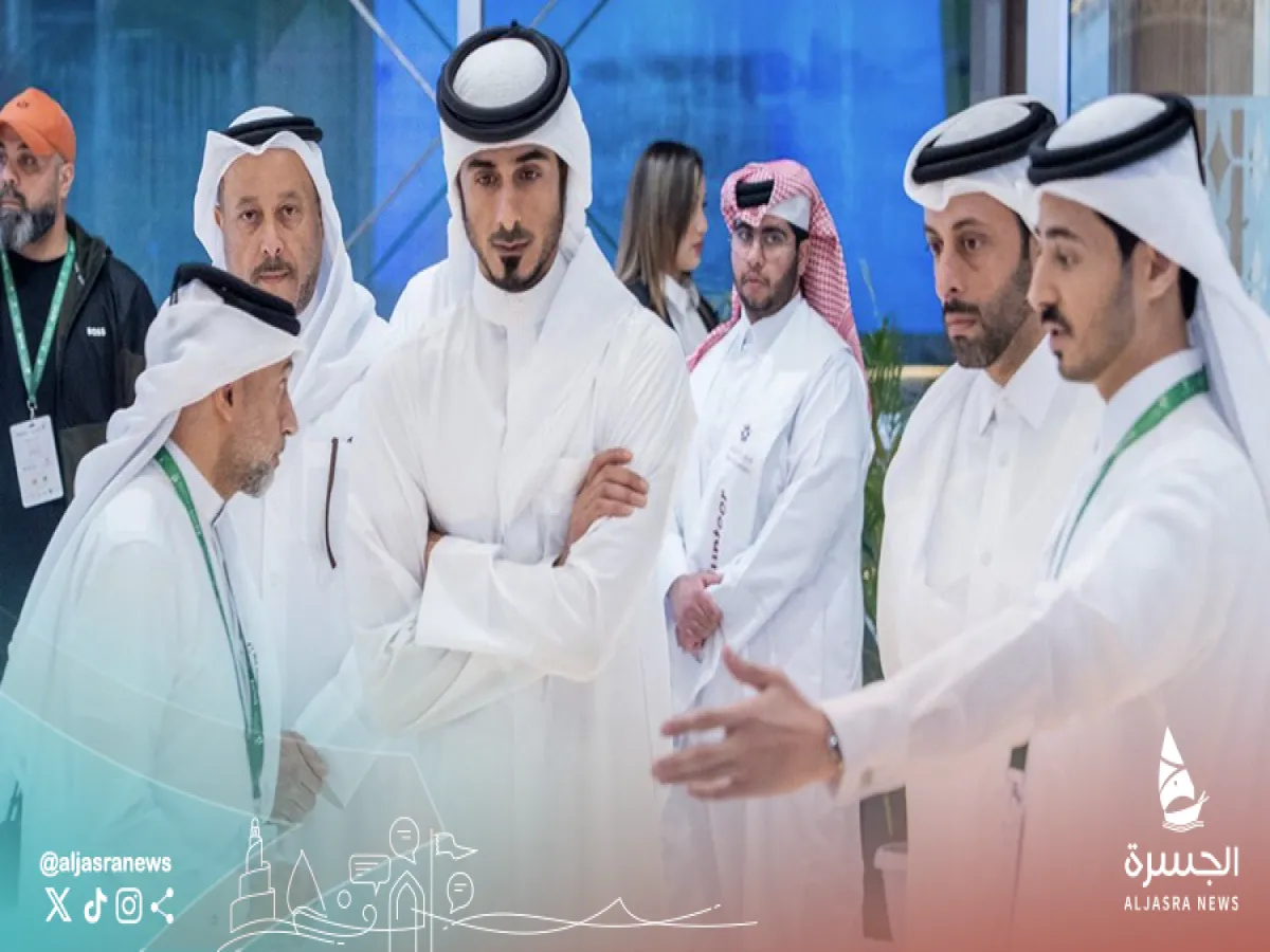 سمو الشيخ جاسم بن حمد يزور المعرض الزراعي بـ