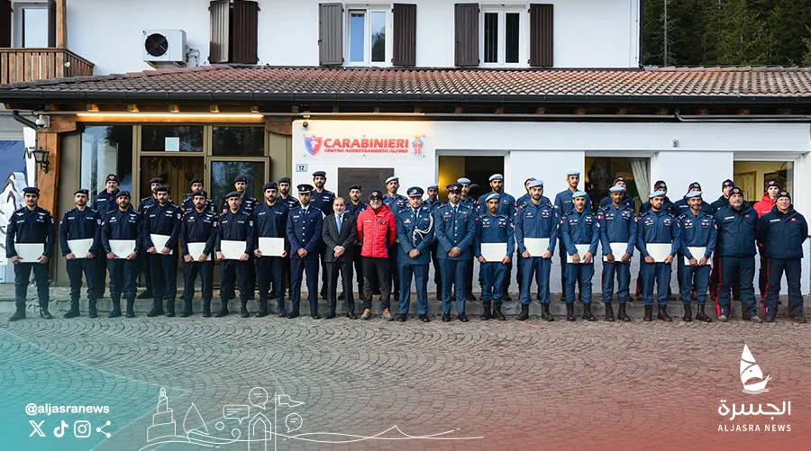 القوة الأمنية القطرية تختتم دورة التعامل الثلجية