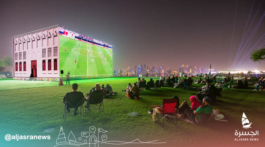 ميناء الدوحة القديم يحتفل بكأس العرب