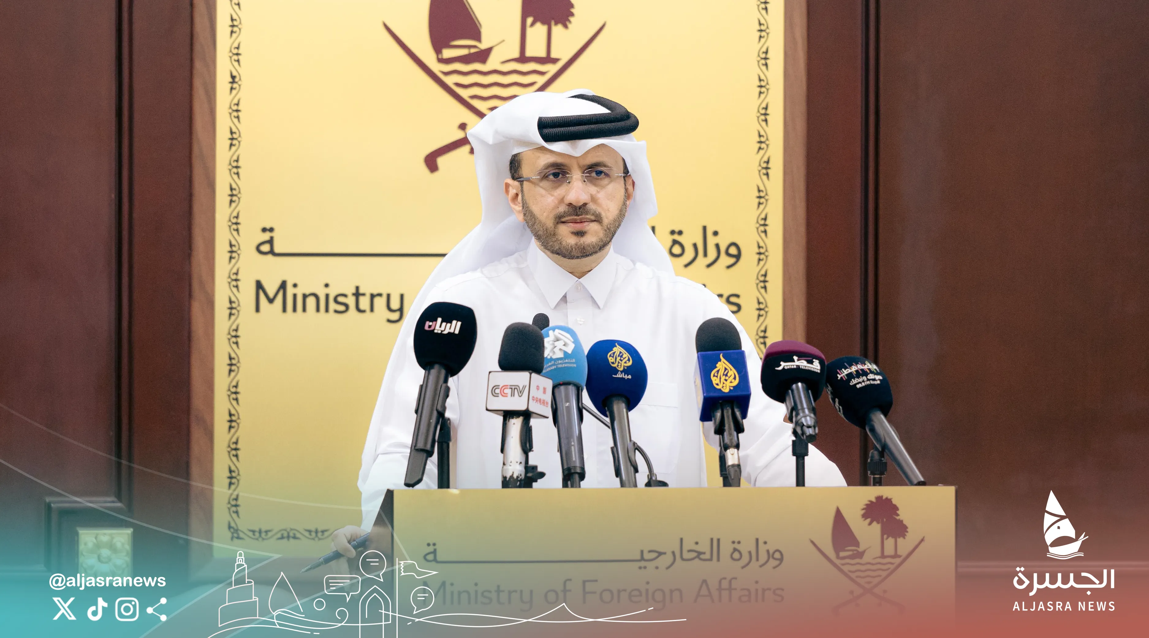 الأنصاري: جهود دولة قطر مستمرة لإنهاء حرب غزة