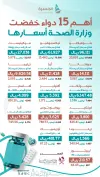 أهم الأدوية المخفضة أسعارها