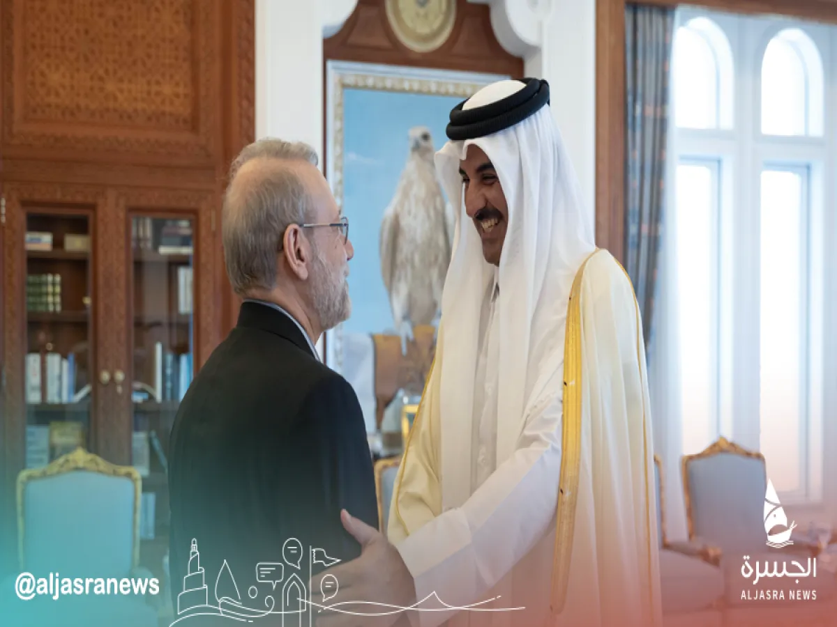 سمو الأمير يبحث المستجدات الإقليمية مع لاريجاني