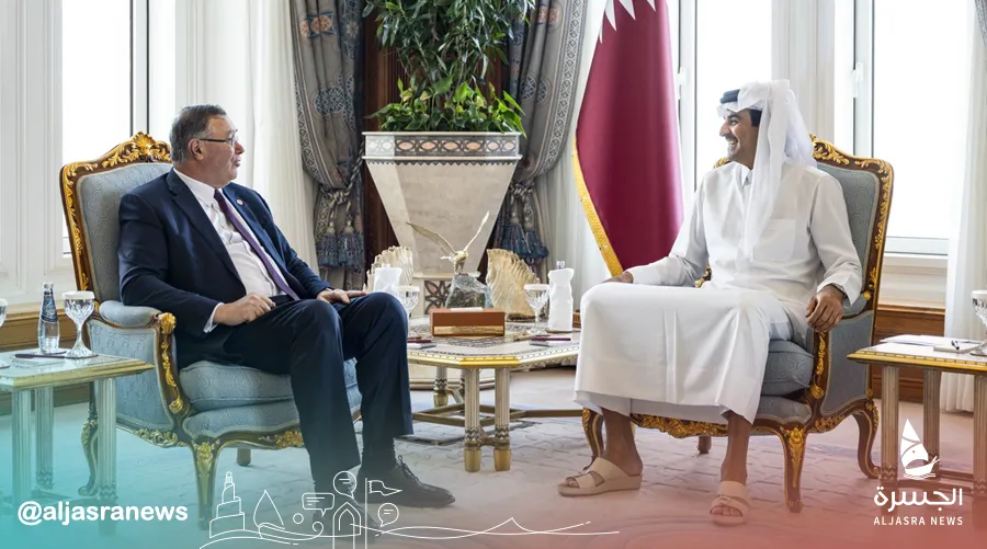 سمو الأمير يبحث التعاون مع رئيس شركة توتال إنرجيز