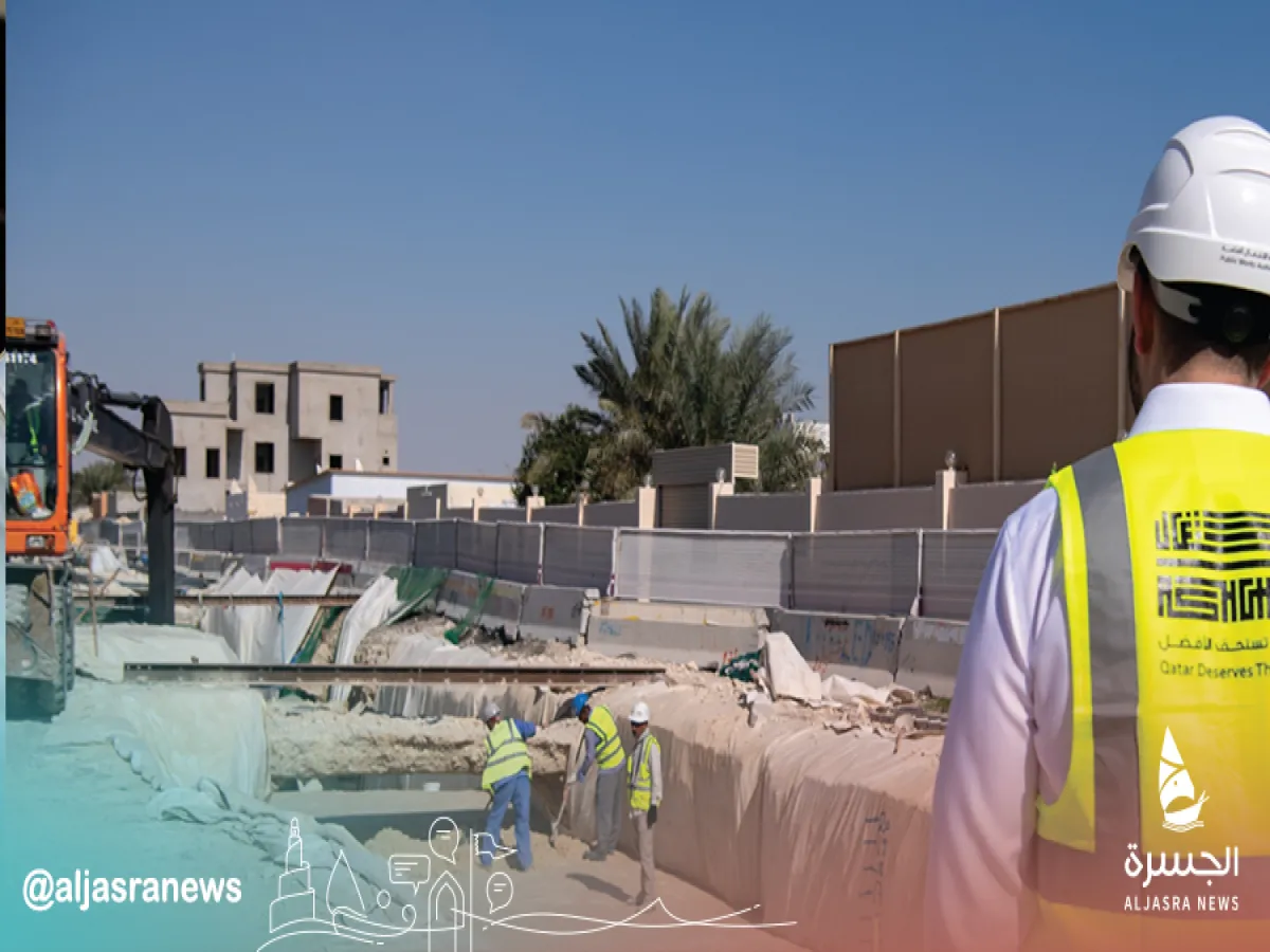 استئناف تطوير البنية التحتية بمنطقة سميسمة