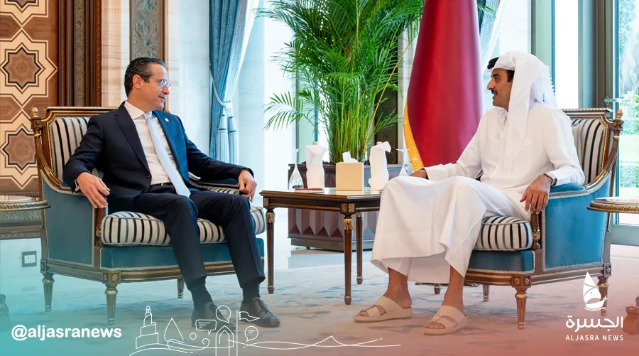 صاحب السمو يستقبل الرئيس التنفيذي لشل