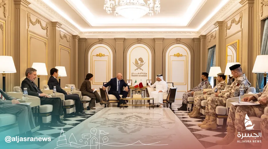 قطر وإيطاليا تبحثان تعزيز التعاون الدفاعي المشترك