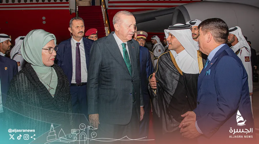 أردوغان يصل الدوحة في زيارة رسمية
