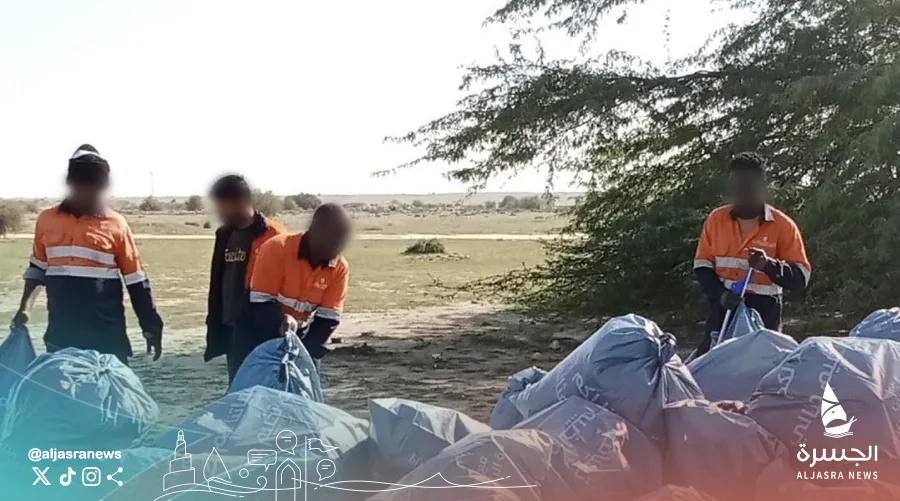 البيئة تطلق حملات نظافة في المواقع البرية