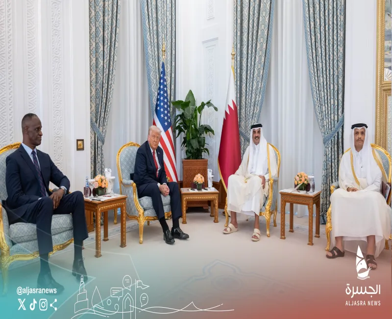 سمو الأمير والرئيس الأمريكي يبحثان تعزيز الشراكة الاستراتيجية وجهود السلام