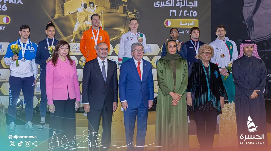 الشيخة هند تكرم أبطال المبارزة