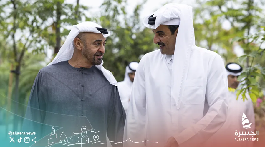 سمو الأمير يبحث الاستقرار بأبو ظبي