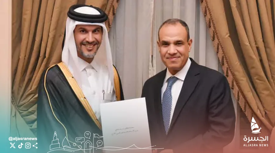 السفير القطري الجديد يقدم أوراق اعتماده بالقاهرة