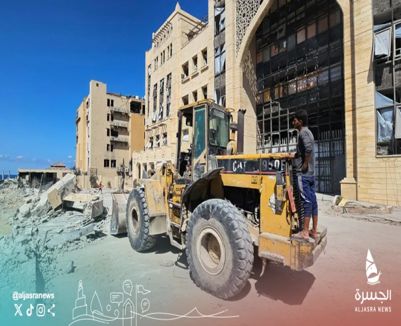 مستشفى حمد بغزة يطلق أعمال تهيئة مقره الرئيسي