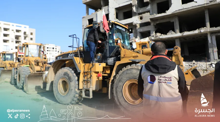اللجنة القطرية أول الفاعلين لإعادة الحياة لغزة