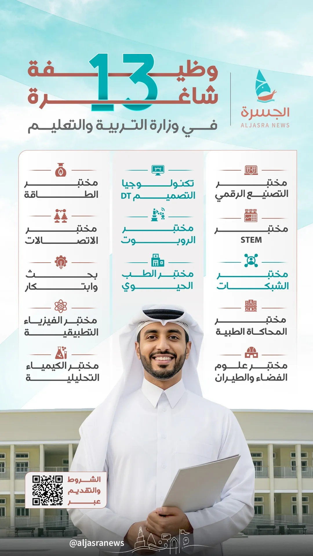 فرص وظيفية تقنية بوزارة التربية