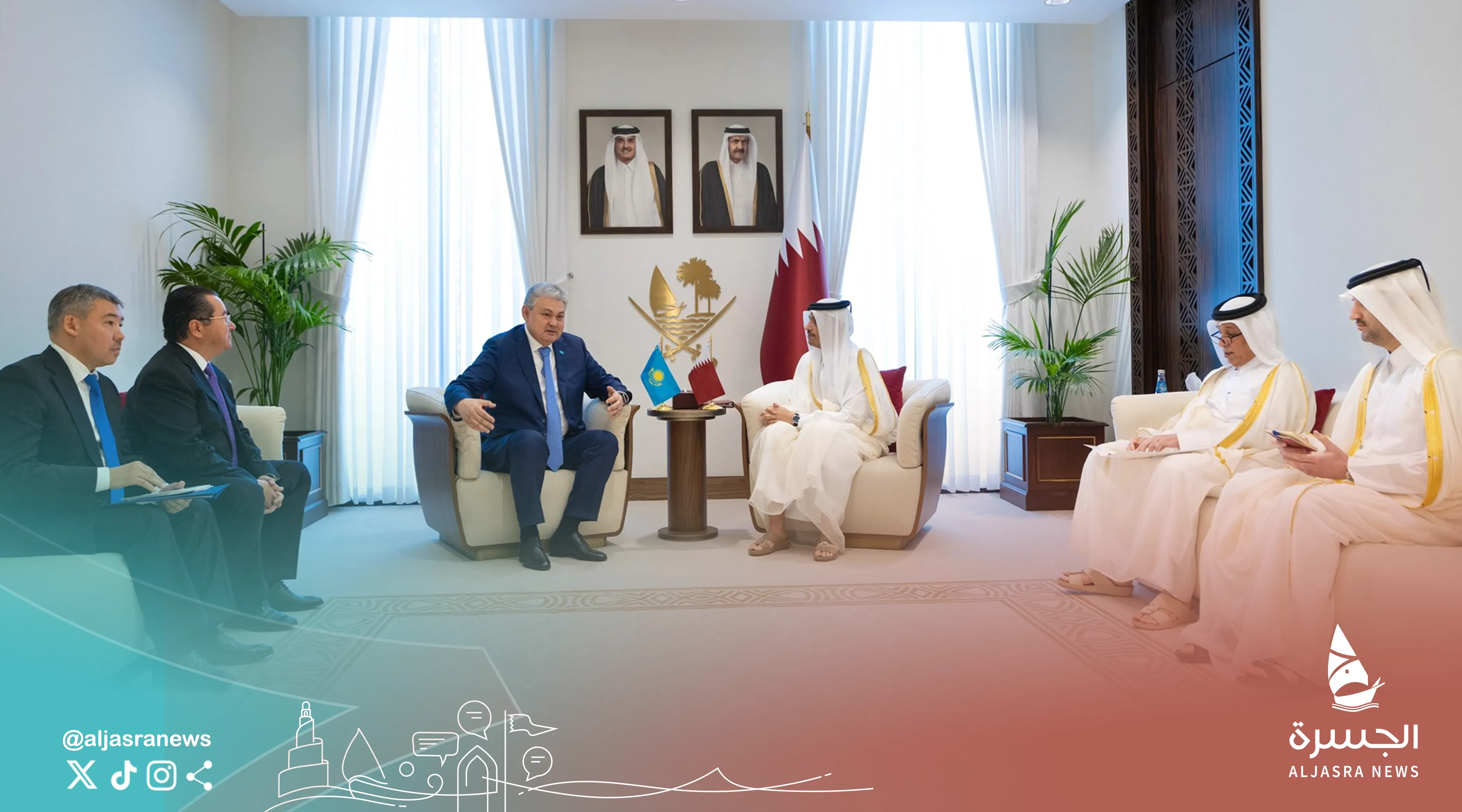 رئيس الوزراء يبحث جهود خفض التصعيد بالمنطقة