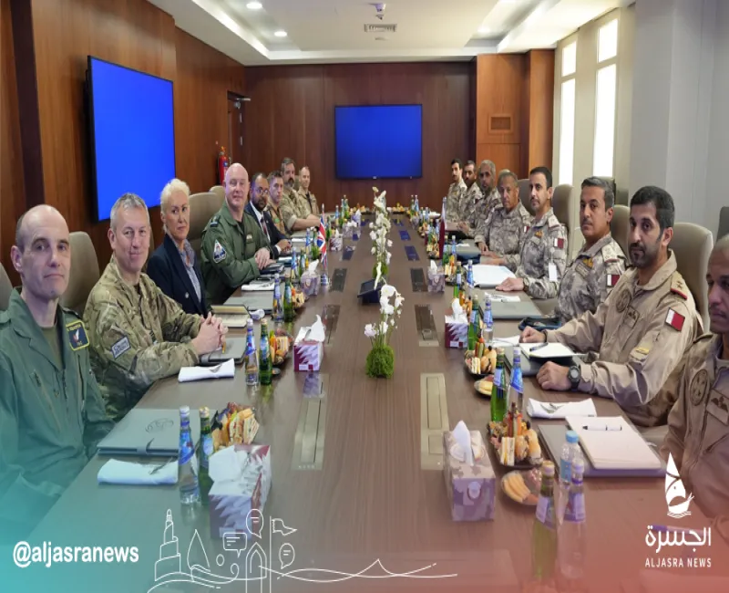 قائد القوات الجوية يستقبل نظيره البريطاني