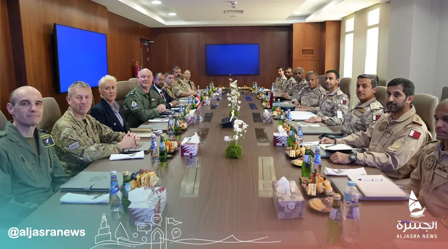 قائد القوات الجوية يستقبل نظيره البريطاني